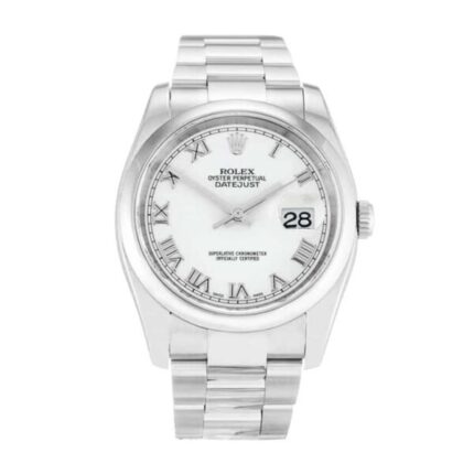 Rolex Oyster Perpetual Datejust White Dial 116200 Replica